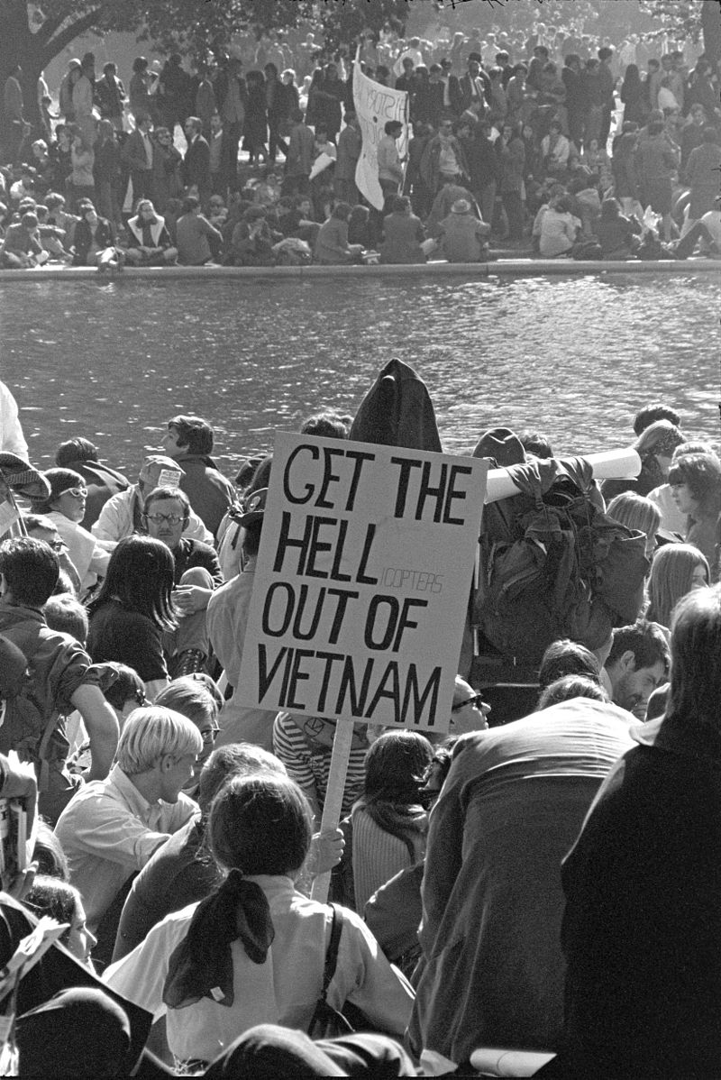 hippie protest signs 1960