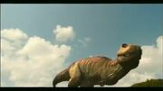 Tyrannosaurus about to roar