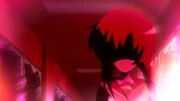 Rena smashes the windows of her school.