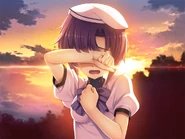 Higurashi's only CG, redrawn by MangaGamer