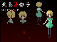 Satoko's character design for Higurashi no Naku Koro ni