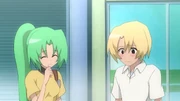  giggles as Satoshi blushes at his innocence.