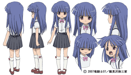 Higurashi no Naku Koro Ni. When They Cry OP 1 Furude Rika redraw in the  style of Higurashi Gou : r/Higurashinonakakoroni