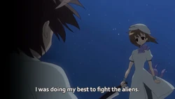 Rena Fights Aliens