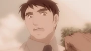 Young Ōishi about to receive a lecture on differential equations . . . probably.