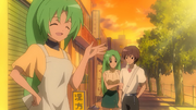 Keiichi Meets Mion with Shion