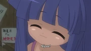 Rika's first "Nipaa~" of the anime.