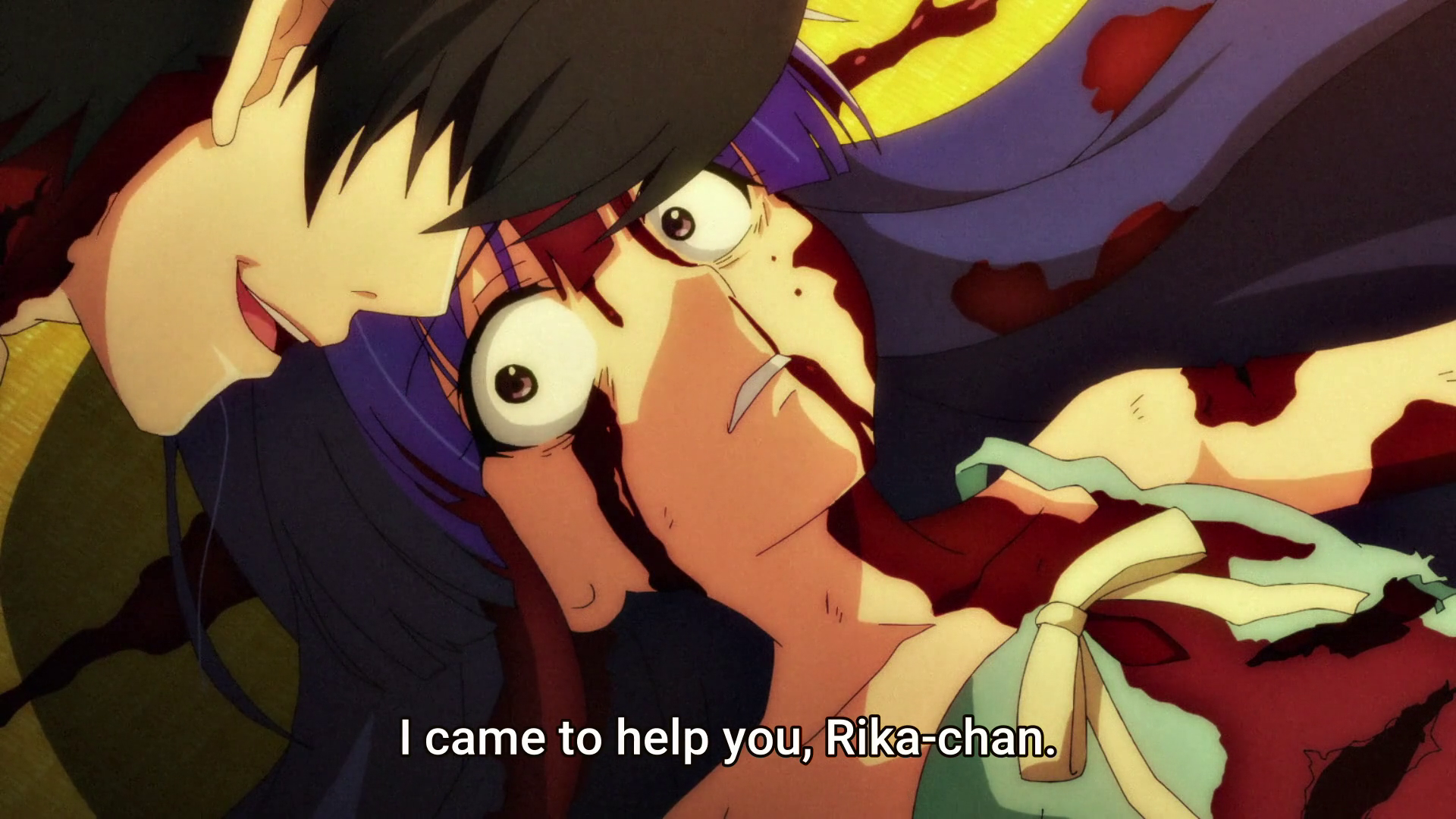 Rena's Death - Higurashi: When They Cry - GOU (Spoiler Alert)
