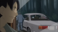One of Toshiki's kidnapper watching Akasaka and Ōishi