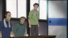 Makino during the reunion