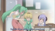 Satoko expresses exception with chibi Mion's interest in Hanyū's "unmentionables