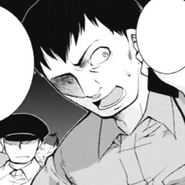 Atsushi (right) and his partner (left) in the manga