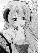 Hanyū's manga illustration by Hanase Momoyama