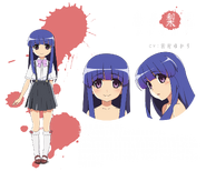 Rika's character design for Higurashi no Naku Koro ni (2020)