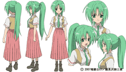 Mion's appearance in Higurashi no Naku Koro ni Kai