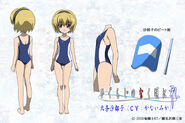 Satoko's character design for Higurashi no Naku Koro ni Rei