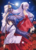Hanyú and Rika illustration for Higurashi no Naku Koro ni Kai
