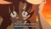 Calmly and rationally, Rena explains Oyashiro-sama's curse. . . .