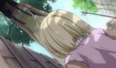 Miyoko bumping into Frederica
