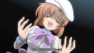 Rena likes Keiichi's . . . keychain . . . probably.