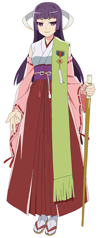 Anime Character in Traditional Japanese Clothing