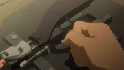 Shion misses the plunger.