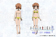 Rena's character design for Higurashi no Naku Koro ni Rei