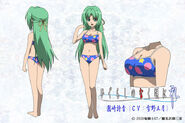 Shion's character design for Higurashi no Naku Koro ni Rei