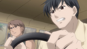 Tomitake and Akasaka in GTA en route to Okinomiya