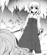 Ōka's manga appearance.
