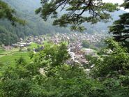 View of Shirakawa from Shrine