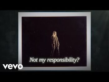 Billie Eilish -Not My Responsibility (Official Lyric Video)