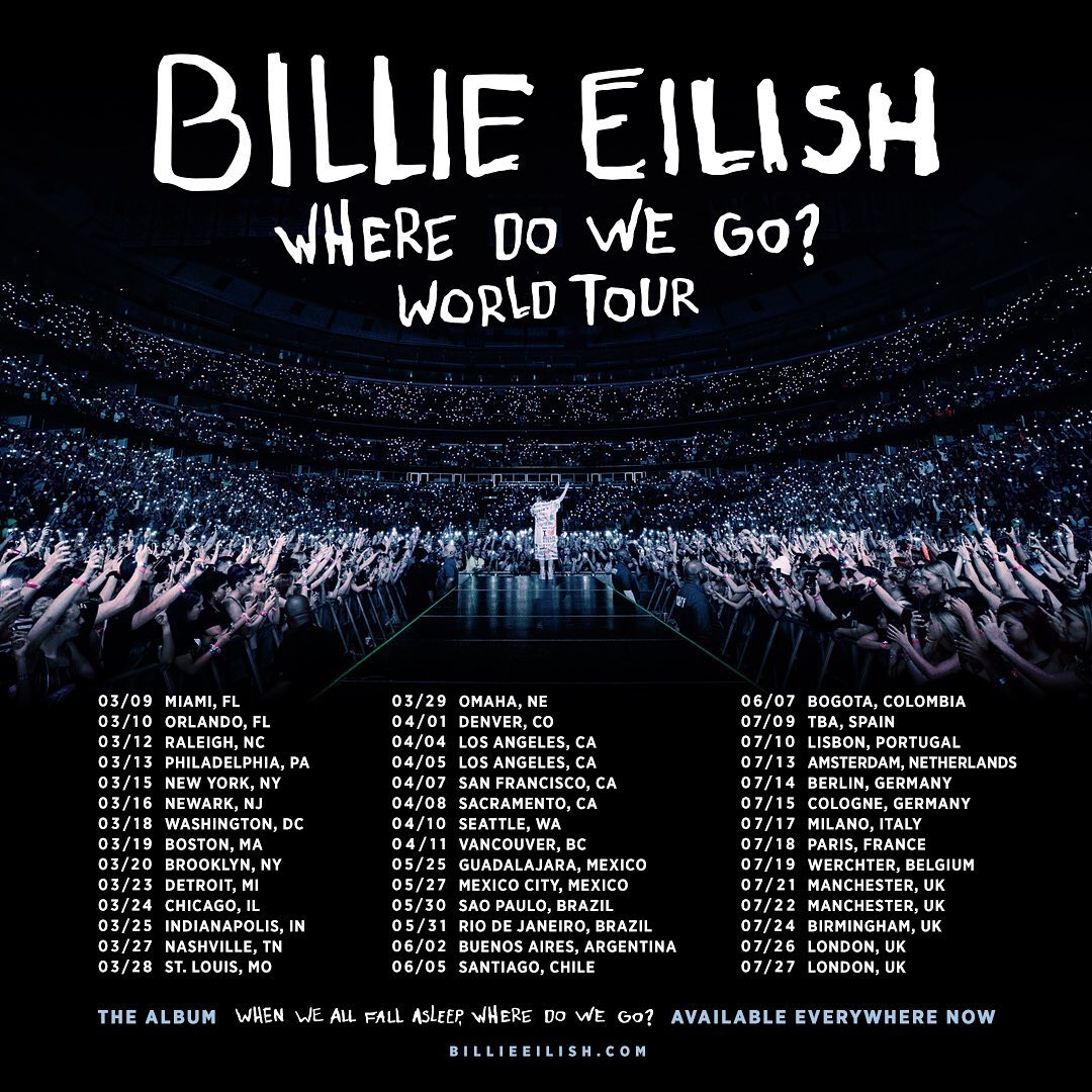 Where Do We Go? World Tour Billie Eilish Wiki Fandom