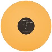 Full look of orange standard vinyl.