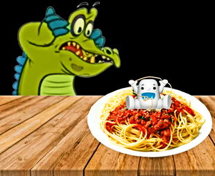 Theres a yeti in my spaghetti!