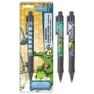 A pack of one grip pen next to two others.