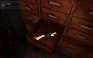 Location of Figurine (So-young) Small drawer, Near the window side in "Resource Center"