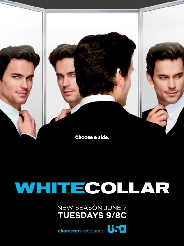 White Collar Matt Bomer as Neal Caffrey Posing with City Behind 8