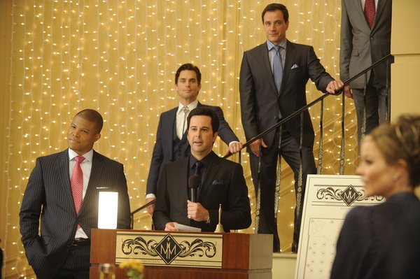 White Collar Matt Bomer as Neal Caffrey Posing with City Behind 8