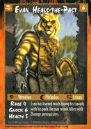 Rage card depicting Evan in Crinos form.