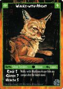 Walks-with-Might Rage card, depicting him in Lupus form. Art by Steve Casper