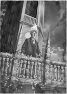 Grandfather Thunder at the balcony