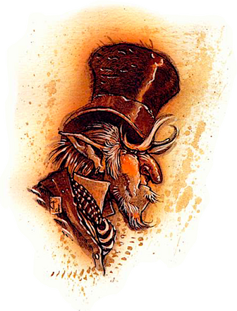 steampunk mad hatter tattoo