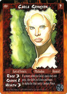 Card depicting Carla Grimsson in Homid form.