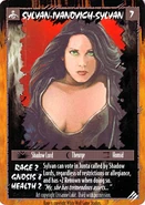Rage card depicting Sylvan in Homid form.