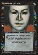 Puppeteer (Wraith) VTES card. Art by Michael Gaydos