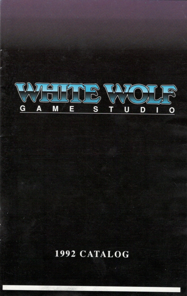 White Wolf Game Studio 1992 Catalog White Wolf Wiki Fandom