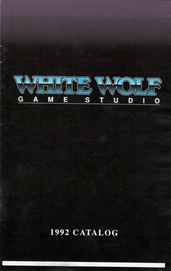 White Wolf Game Studio 1992 Catalog White Wolf Wiki Fandom