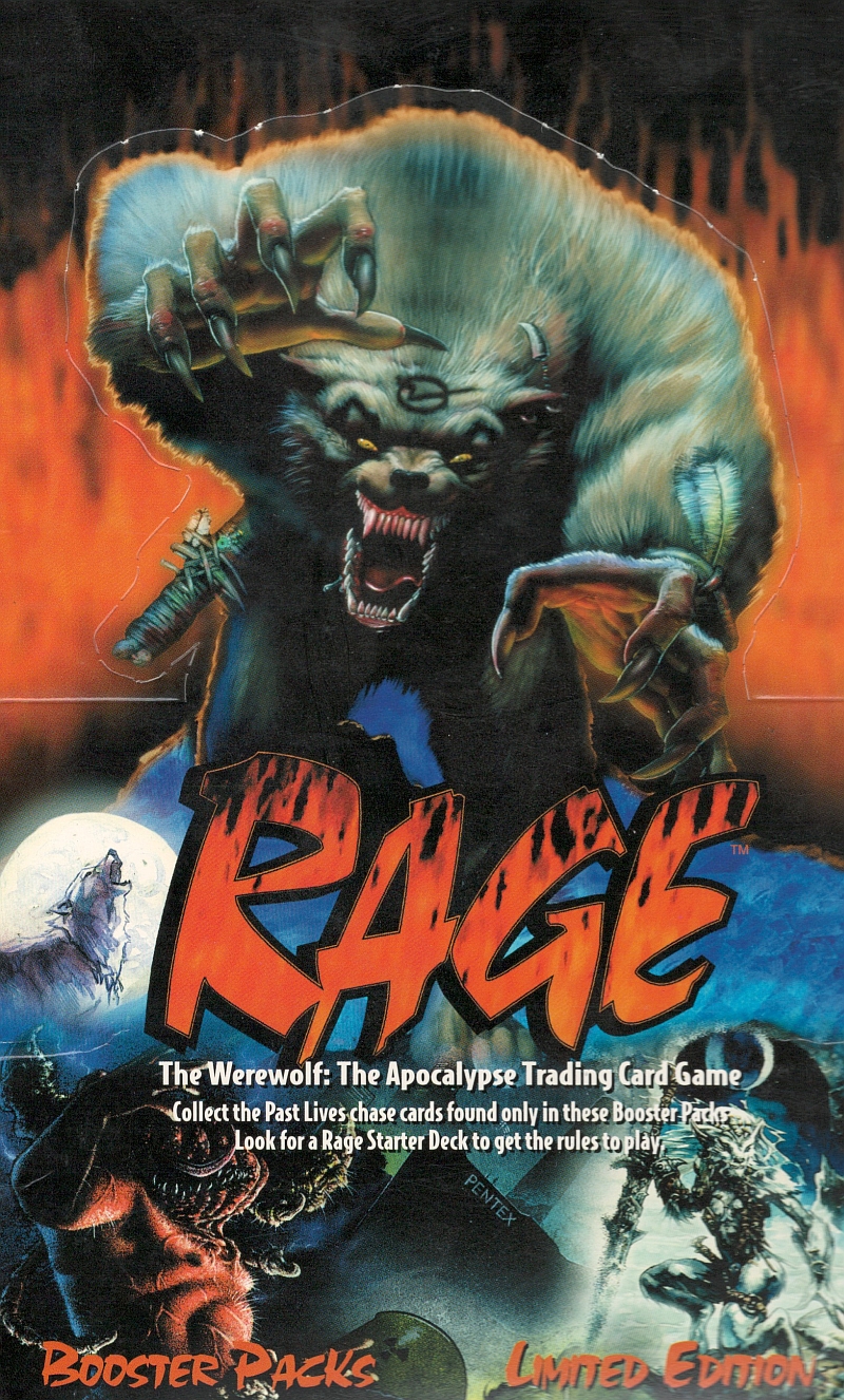 Rage The Werewolf Starter Deck Sealed New in Box  Apocalypse Trading Card Game 