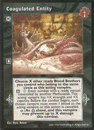 Coagulated Entity VTES card. Art by Mark Nelson